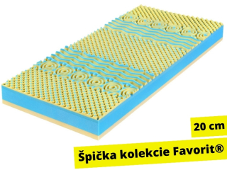 Favorit GT - 20cm matrac vyššej tuhosti s pamäťovou penou